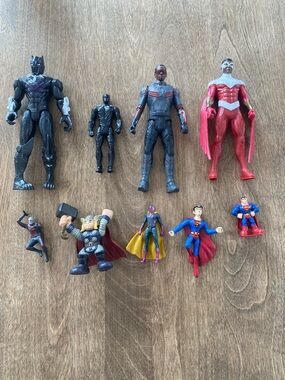 Marvel and Superman Action Figure Lot